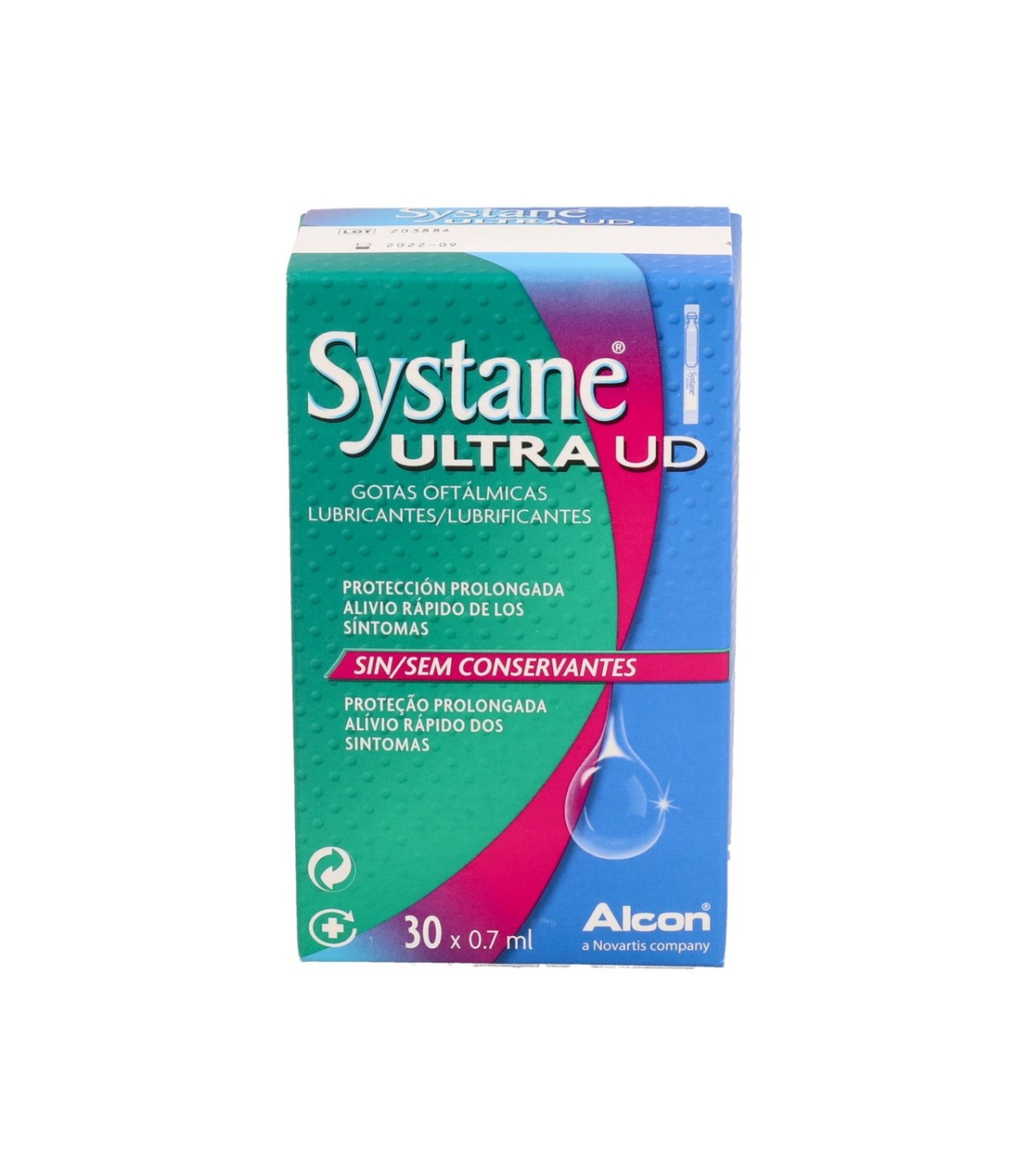 SYSTANE ULTRA UD 30 MONODOSIS 0,7 ML GOTAS OFTALMICAS.