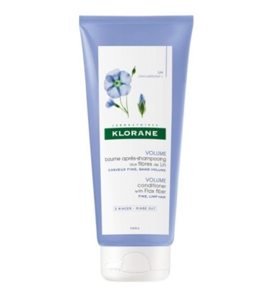 KLORANE BÁLSAMO PARA DESPUÉS DEL CHAMPÚ CON FIBRAS DE LINO. 150 ml