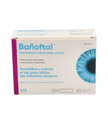 BAÑOFTAL BAÑO OCULAR 20 MONODOSIS 0.4 ML