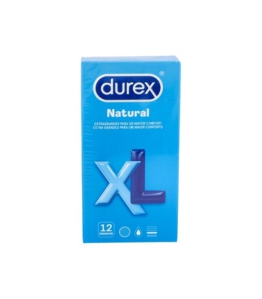 DUREX PRESERVATIVO NATURAL XL. 12 unidades