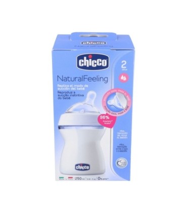 CHICCO BIBERÓN STEP UP NEW 2M+ 250ML