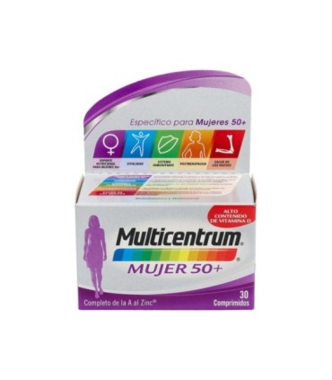 MULTICENTRUM MUJER 50+ 30 COMPRIMIDOS