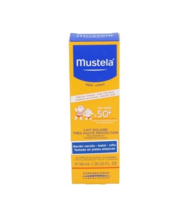 MUSTELA LECHE SOLAR MUY ALTA PROTECCION SPF-50+ 40 ml