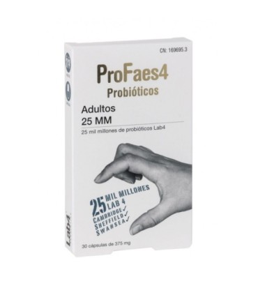 PROFAES4 PROBIOTICO ADULTOS 25 MM (MILMILLONES) 30 CAPSULAS