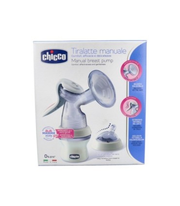 CHICCO SACALECHES MANUAL NATURAL FEELING TETINA SILICONA 0M+