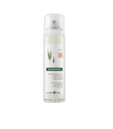 KLORANE CHAMPU SECO EXTRA-SUAVE A LA LECHE DE AVENA. 150 ml