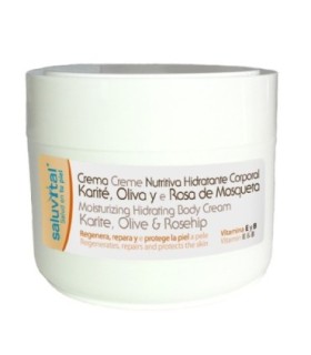 SALUVITAL CREMA CORPORAL KARITE OLIVA ROSA MOSQUETA 200 ML