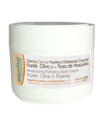 SALUVITAL CREMA CORPORAL KARITE OLIVA ROSA MOSQUETA 200 ML