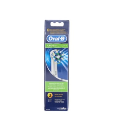 ORAL B RECAMBIO CEPILLO ELECTRICO CROSS ACTION 3 CABEZALES