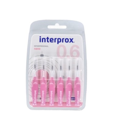INTERPROX CEPILLO INTERPROXIMAL  NANO 6 CEPILLOS