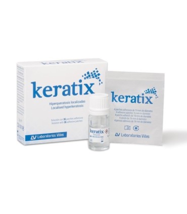 KERATIX SOLUCION 25% SALICILICO 3 G + PARCHES ADH 36 PARCHES + PINCEL