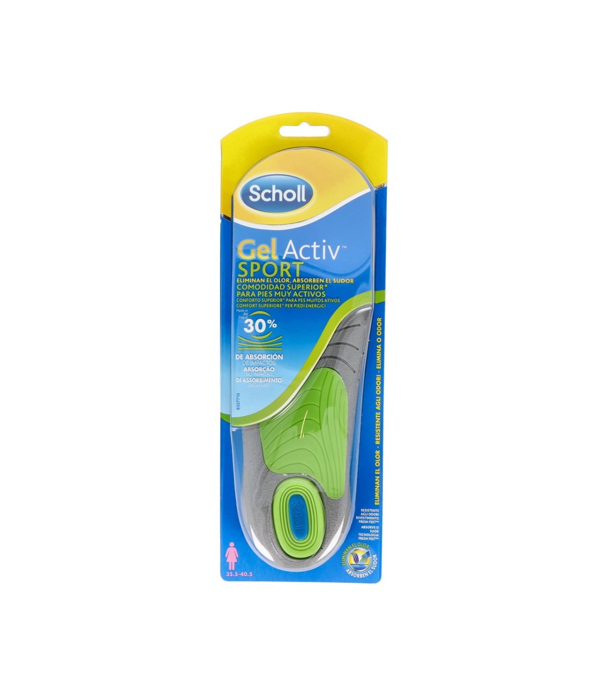 DR SCHOLL GELACTIV PLANTILLAS SPORT MUJER. 1 Par