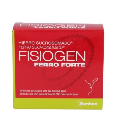 FISIOGEN FERRO FORTE 30 MG 30 SOBRES