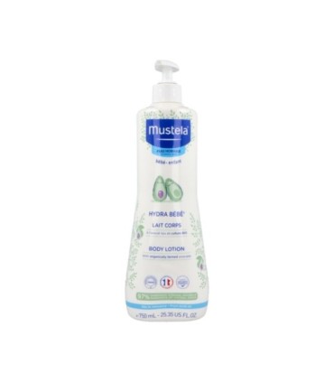 MUSTELA HYDRA BEBE LECHE CORPORAL 750 ML
