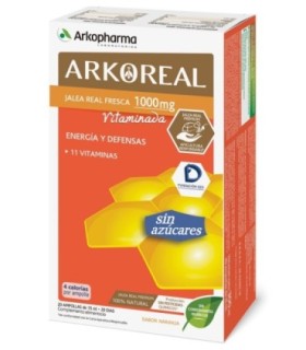 ARKOREAL JALEA REAL VITAMINADA SIN AZUCAR 15 ML 20 AMP
