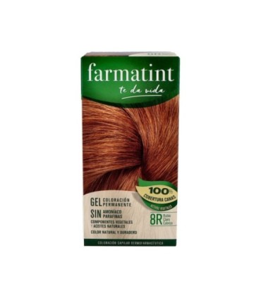 FARMATINT CLASSIC TINTE COBRIZO 8R RUBIO CLARO COBRIZO. 135 ml