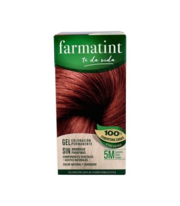 FARMATINT CLASSIC TINTE CAOBA 5M CASTAÑO CLARO CAOBA. 135 ml