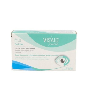 VISAID CLEAN SOFT TOALLITAS OFTALMICAS ESTERILES 20 UNI