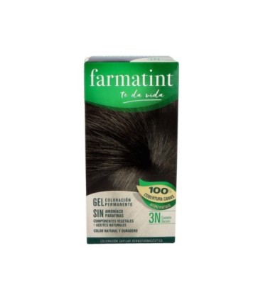 FARMATINT CLASSIC TINTE NATURAL 3N CASTAÑO OSCURO. 135 ml