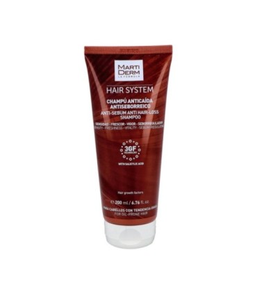 MARTIDERM CHAMPU ANTICAIDA ANTISEBORREICO. 200 ml