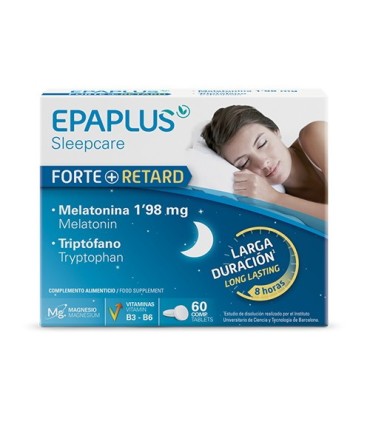 EPAPLUS SLEEPCARE MELATONINA RETARD  1.98 MG TRIPTOFANO 60 COMPRIMIDOS
