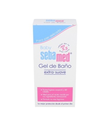 SEBAMED BABY GEL EXTRASUAVE. Envase de 200 ml.