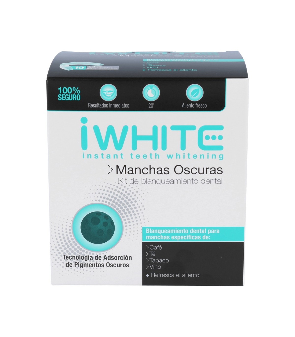 IWHITE KIT BLANQUEADOR MANCHAS OSCURAS 10 MOLDES
