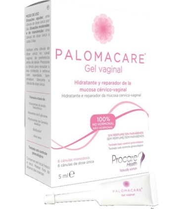 PALOMACARE GEL VAGINAL MONODOSIS 6 CANULAS 5 ML