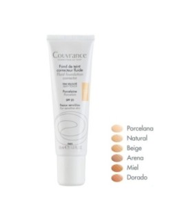 AVENE COUVRANCE MAQUILLAJE FLUIDO -MIEL-. Tubo de 30 ml.