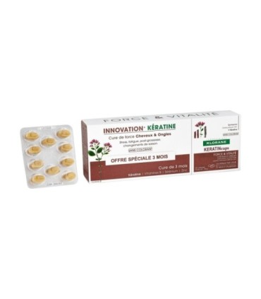 KLORANE QUERATINCAPS 60+30 CAPSULAS