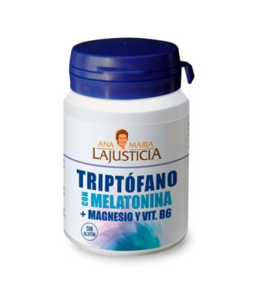 LAJUSTICIA TRIPTOFANO CON MELATONINA + MAGNESIO Y VIT B6 60 COMPRIMIDOS