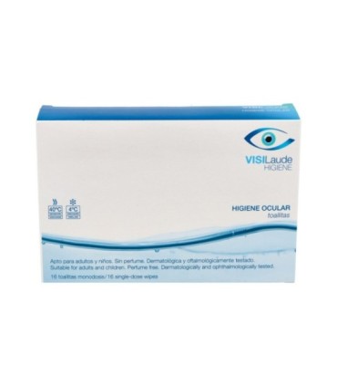 CUMLAUDE HIGIENE OCULAR. 16 toallitas individuales
