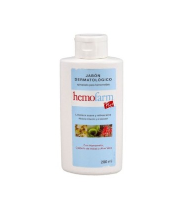 HEMOFARM PLUS JABÓN GEL FLUIDO. Botella 200 ml