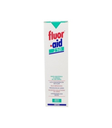 FLUOR-AID 250 PASTA DENTÍFRICA. Envase 100 ml.