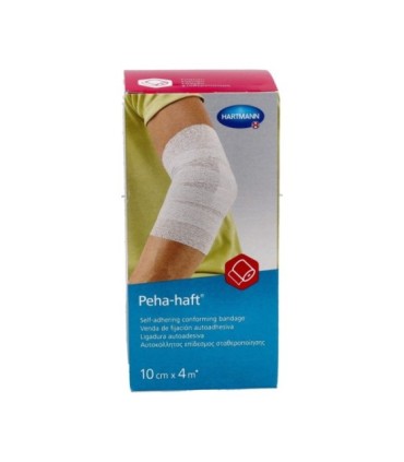 PEHAHAFT VENDA ELASTICA COHESIVA SIN LATEX 4X10 (4 M X 10 CM)