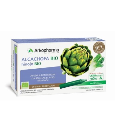 ARKOFLUIDO ALCACHOFA HINOJO. 20 Unidosis