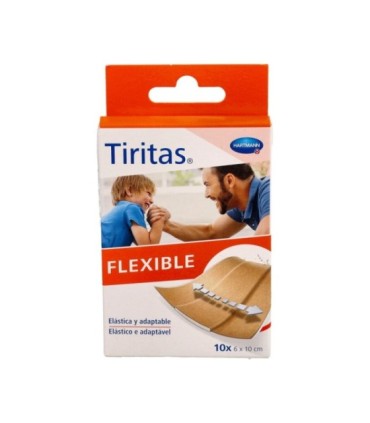 HARTMANN TIRITAS TELA ELASTIC. 10 uds. de 6 x 10 cm.