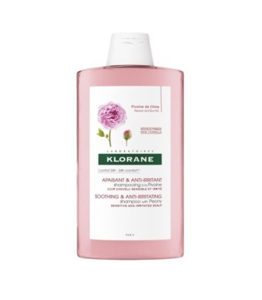 KLORANE CHAMPÚ CALMANTE AL EXTRACTO DE PEONÍA. 400 ml.