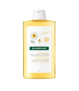 KLORANE. CHAMPÚ DE CAMOMILA. Envase de 400 ml.