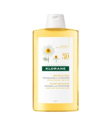 KLORANE. CHAMPÚ DE CAMOMILA. Envase de 400 ml.