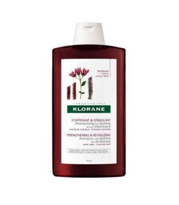 KLORANE. CHAMPÚ DE QUININA. Envase de 400 ml.
