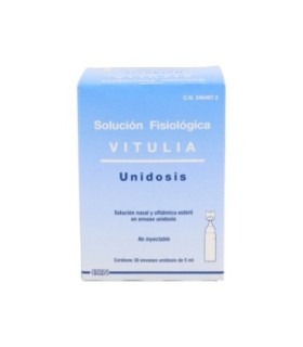 VITULIA SOLUCION FISIOLOGICA MONODOSIS 30 U