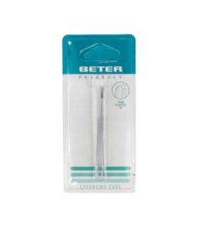 BETER PINZA DEPIL CROMAD PUNTA OBLICUA. 9,3 cm