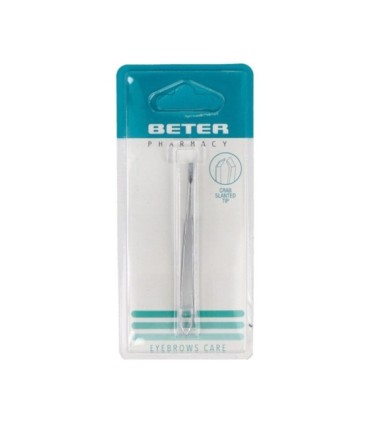 BETER PINZA DEPIL CROMAD PUNTA OBLICUA. 9,3 cm