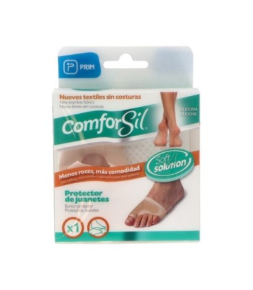 PROTECTOR TEJIDO ELASTICO JUANETES COMFORSIL T-S 2 UNI R-CC264