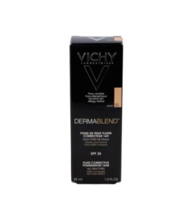 VICHY DERMABLEND FONDO DE MAQUILLAJE CORRECTOR COLOR SAND -35-. Tubo 30 ml.