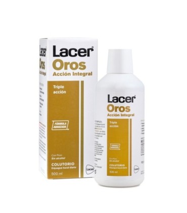 LACER OROS FLUOR. COLUTORIO. Envase 500 ml.