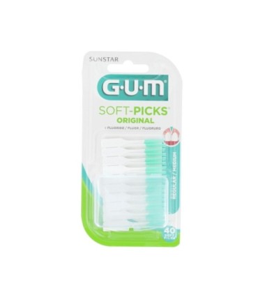 GUM SOFT PICKS INTERDENTAL FILAMENTOS GOMA 50 UNIDADES R-632