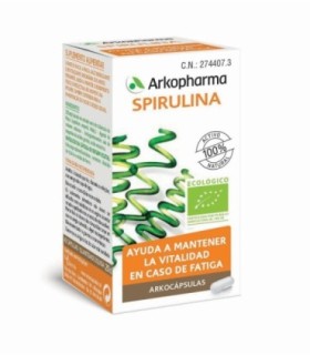 ARKOCÁPSULAS SPIRULINA. Envase de 50 cápsulas