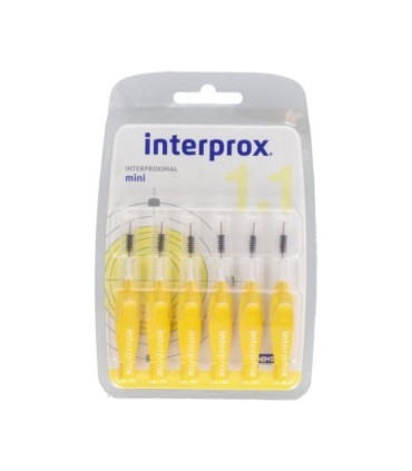 INTERPROX MINI. Cepillos Interdentales. 6 Uds.